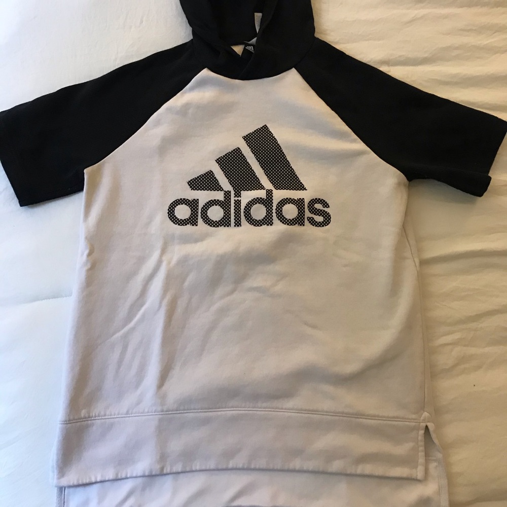 Short sleeve adidas hoodie